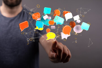 holding letter icon,email icons .Contact us by newsletter email and protect your personal...