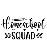 Naklejka premium Homeschool Svg Bundle, dxf, eps, png ,Back to School, Mom svg Design Kids'momlife svg, Quarantine Bundle, Homeschool Mom svg, dxf, homeschool teacher, Digital DownloadHomeschool Bundle