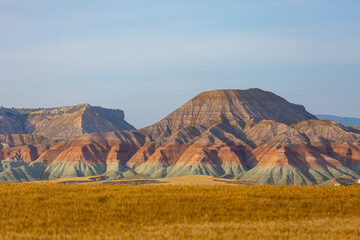 Colorful geological formations. Nallihan Bird Sanctionary (Nallıhan Kuş Cenneti) is a National Park in Ankara, Turkey.