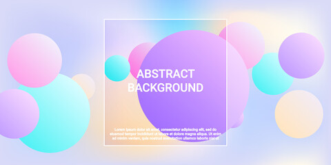 Background picture with balls for banner design.