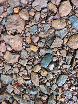 beautiful image of colorful rock from top angle view
