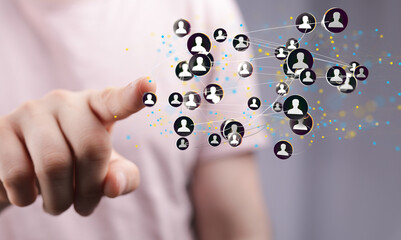 Abstract technology group and data