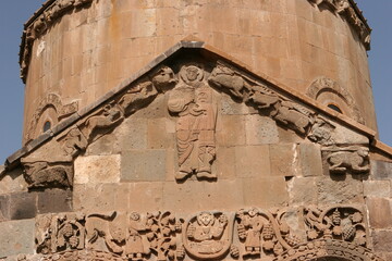 The Cathedral of the Holy Cross  on Aghtamar Island, in Lake Van in eastern Turkey, is a medieval Armenian Apostolic cathedral, built as a palatine church for the kings of Vaspurakan and later servin