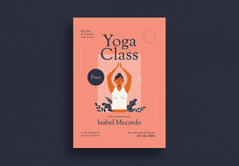 Yoga Class Event Flyer