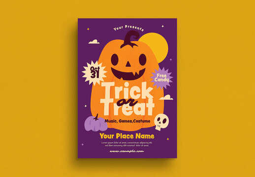 Halloween Event Flyer Layout