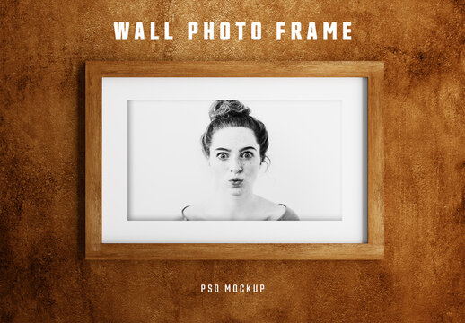 Wall Photo Frame Mockup