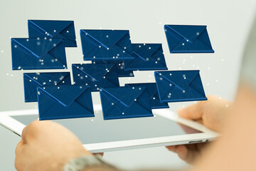 Email Inbox Electronic Communication Graphics Concept