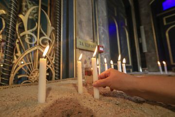 Fatih -Istanbul - Turkey 04.October .2021 Sveti Stefan Bulgarian Church located in Balat district. The known name in Turkey is the iron church.