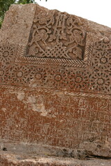 The Cathedral of the Holy Cross  on Aghtamar Island, in Lake Van in eastern Turkey, is a medieval Armenian Apostolic cathedral, built as a palatine church for the kings of Vaspurakan and later servin