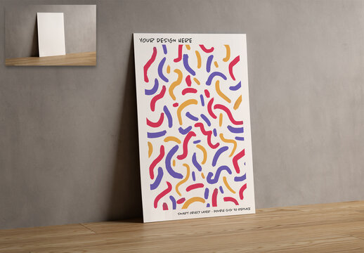 Mock Up of a Postcard