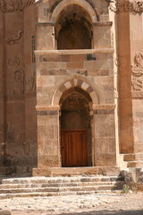 The Cathedral of the Holy Cross  on Aghtamar Island, in Lake Van in eastern Turkey, is a medieval Armenian Apostolic cathedral, built as a palatine church for the kings of Vaspurakan and later servin