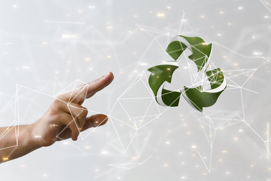 Recycle business digital. eco