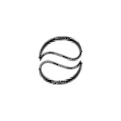 Naklejka premium Coffee line icon. Simple style coffee shop big sale poster background symbol. Logo design element. T-shirt printing. Vector for sticker.