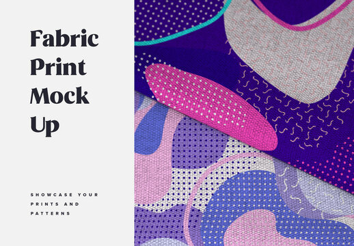 Cotton Fabric Print Mockup