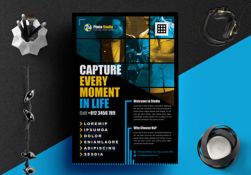 Corporate Photo Flyer Layout