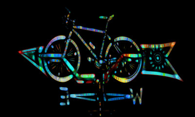 background with bike