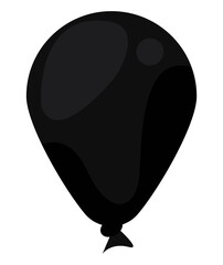 black balloon helium