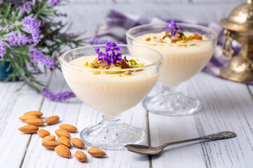 Traditional delicious Turkish Desserts; Keskul