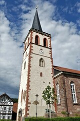 Fototapeta na wymiar Johanneskirche / Stadtkirche in Vacha / Thüringen