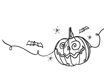 halloween pumpkin illustration