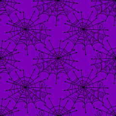 Halloween celebration seamless pattern