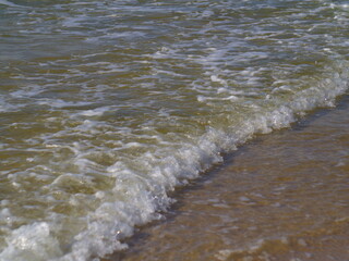 morska woda na plaży