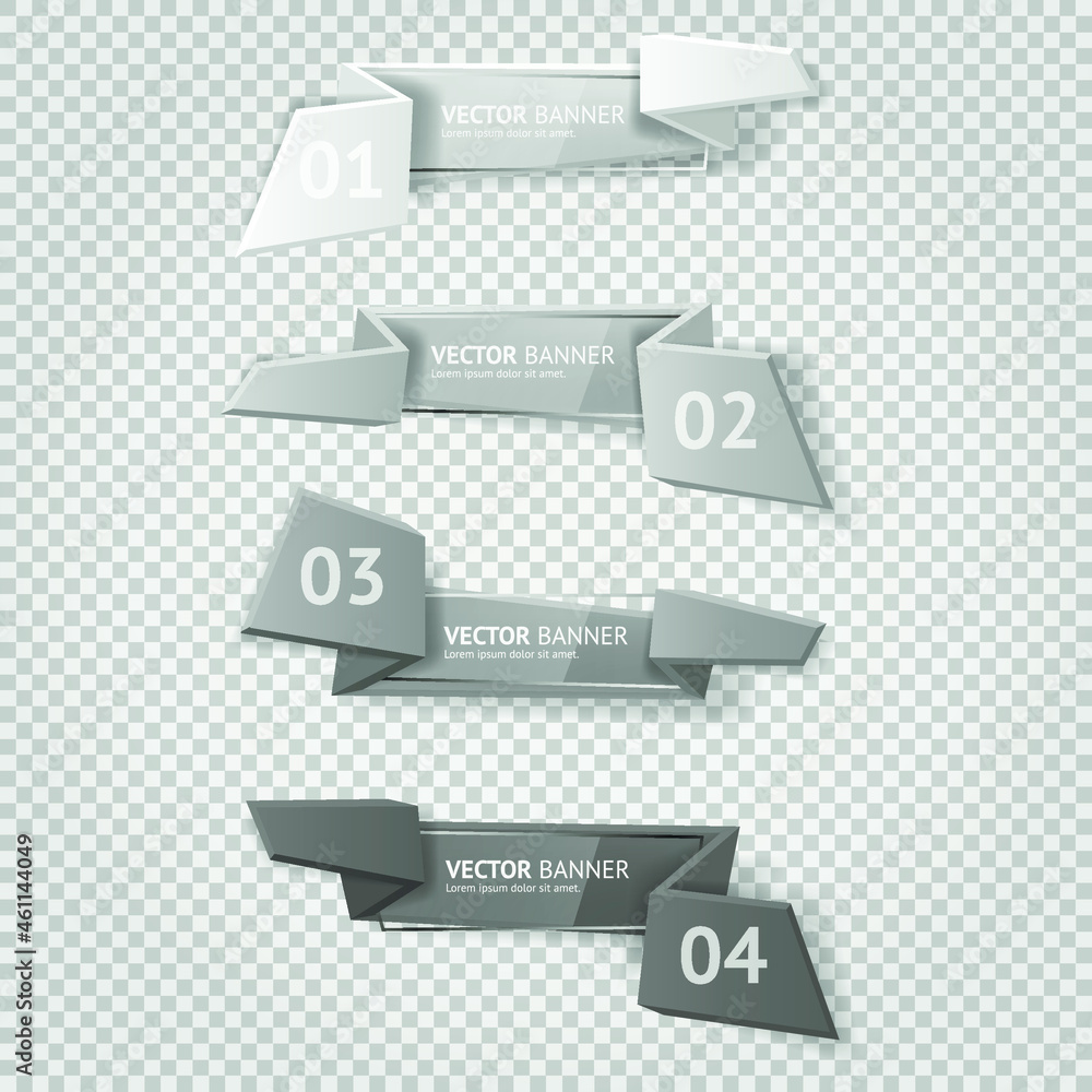 Aufkleber reflecting glass banner. gloss reflection 3d panel or clear text box banner on transparent display b
