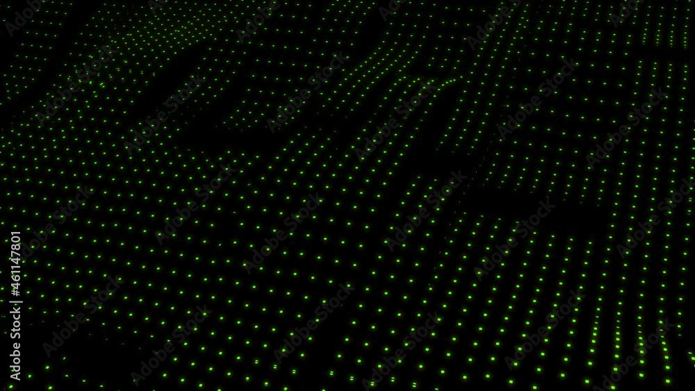 Aufkleber streaming digital light streaks. abstract digital dot movement motion background. computer generated
