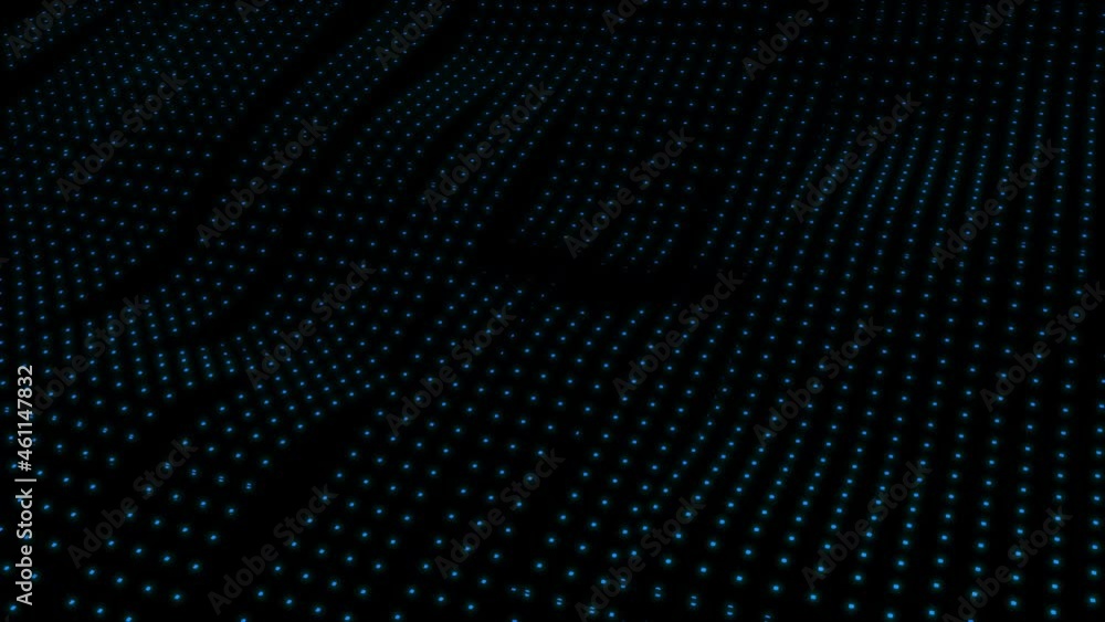 Poster streaming digital light streaks. abstract digital dot movement motion background. computer generated