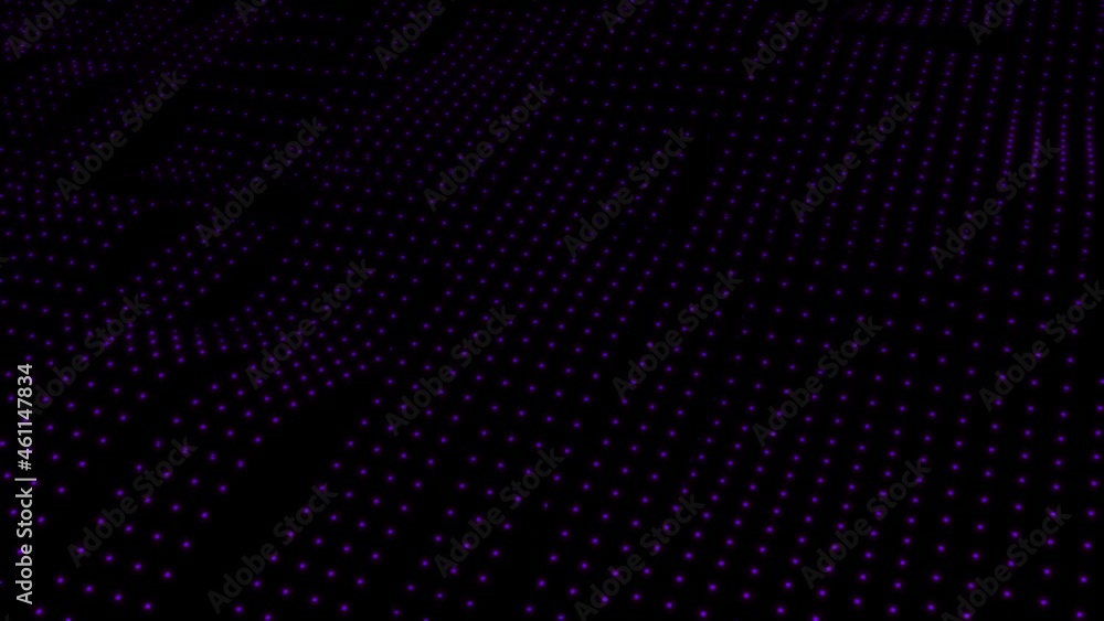 Poster streaming digital light streaks. abstract digital dot movement motion background. computer generated