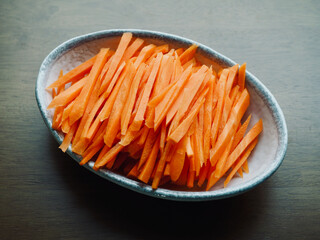 신선한 유기농 채소 당근, 자연음식