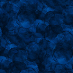 seamless pattern with Blue Bubbles Stones