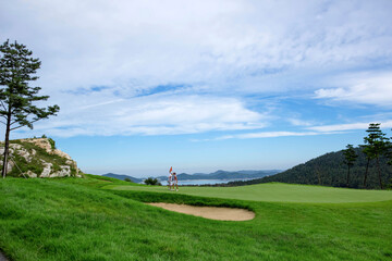 골프, 골프장, 골프, 골프장, 티샷, 골퍼, 어드레스, 충남 태안 골든베이 골프리조트, 드라이버