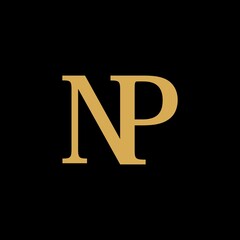 NP Letter Logo Design. Creative Modern Alphabet letters monogram icon