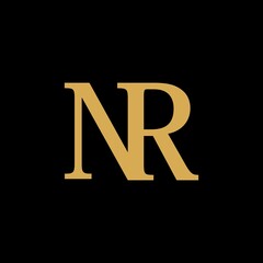 NR Letter Logo Design. Creative Modern Alphabet letters monogram icon