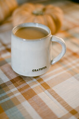 Grateful coffee mug
