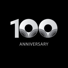 100 Years Anniversary Celebration Vector Template Design Illustration