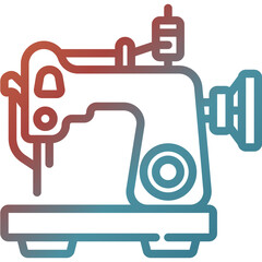 sewing gradient icon