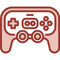 game controller one color icon