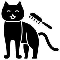 animal care solid icon