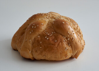 Tradicional Pan de muerto mexicano, celebracion del dia de muertos
