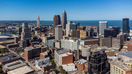 Downtown Cleveland from the Air