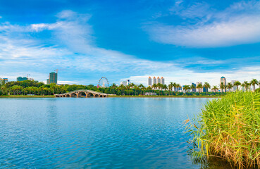 Fototapeta na wymiar Nanhu Park, Nanning City, Guangxi