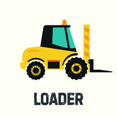 Wheel loader heavy construction machine