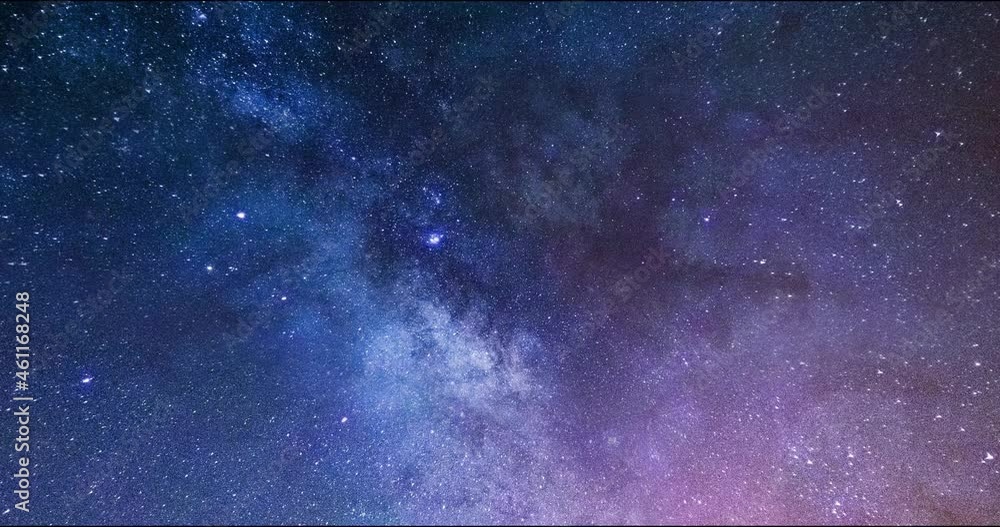 Wall mural 3d universe loop background 4k