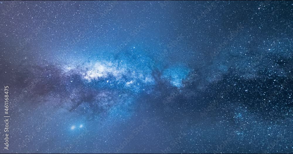 Wall mural 3d universe loop background 4k