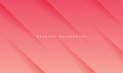Modern abstract gradient pink peach background. Minimal geometric design template for poster. banner, web, flyer, cover, brochure, social media, landing page.