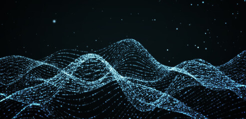 幻想的な波の背景