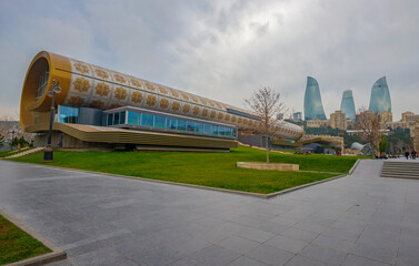 The historical center of Baku, Azerbaijan