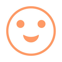 Happy smiley face icon